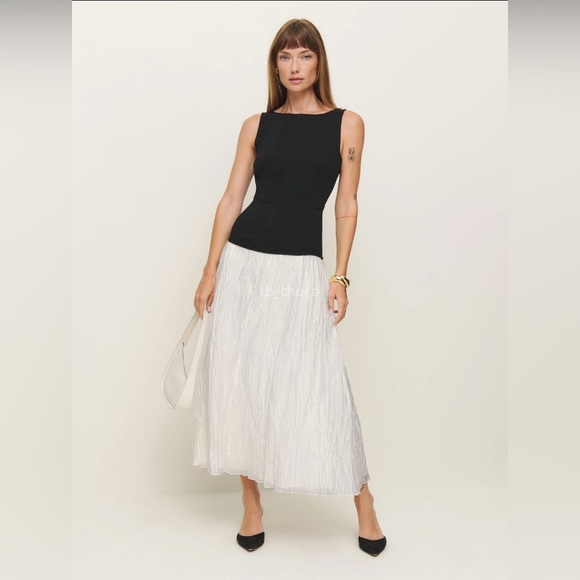 Reformation Dresses & Skirts - Reformation Cyra Sleeveless Twofer Maxi Dress